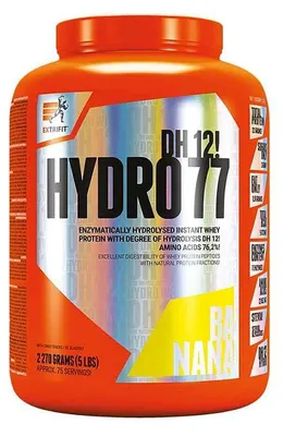 Produktbild von Hydro 77 Proteinpulver, Banane, 2270 g