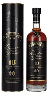Immagine prodotto di Ron Centenario RESERVA DE LA FAMILIA 18 Sistema Solera Rum 40% Vol. 0,7l in confezione regalo