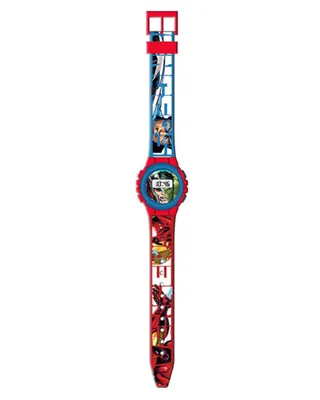 Zdjęcie produktu dla Zegarek Avengers dla dzieci z Iron Manem, Kapitanem Ameryką i spółką.