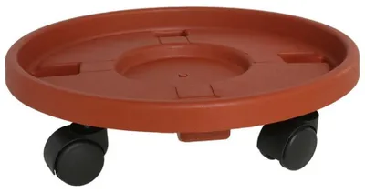 Produktbild von Gerimportport Pflanzenwagen - Multirolle - rund - braun - 39 cm