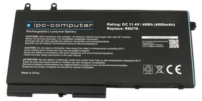 Produktbild von R8D7N Akku 46Wh für Dell