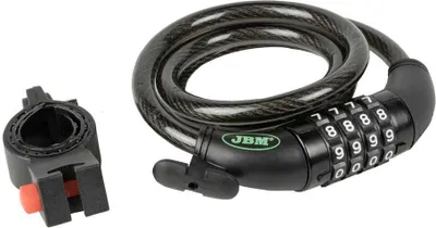 Produktbild von Jbm Zahlenschloss Für Fahrrad Silber Silber One Size