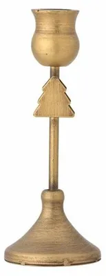 Immagine prodotto di Portacandele in metallo dorato, 18,5 cm, albero di Natale