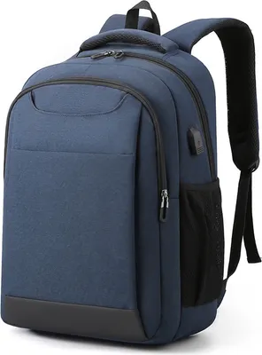 Produktbild von Geschäftsreise Rucksack Multifunktionale USB-Rucksäcke Reise Outdoor Laptop Business Männliche Weibliche Rucksäcke, blau