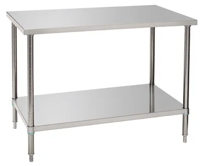 Produktbild von Arbeitstisch mit Bodenbord 1200 mm breit