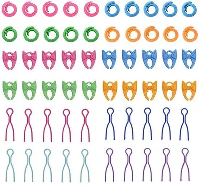 Image de Support en plastique pour bobines de fil à coudre, lot de 60 - Protection du fil - Accessoire de couture pratique
