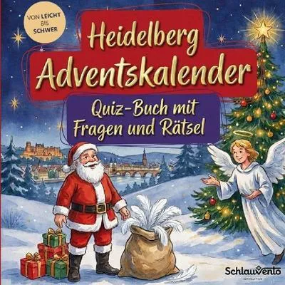 Produktbild von Heidelberg-Adventskalender: Quiz-Buch mit Fragen und Rätsel