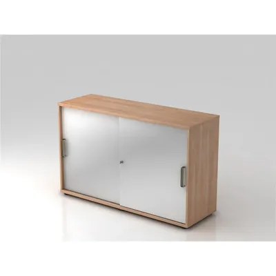 Produktbild von Schiebetürschrank 1752S SG, 2 OH 120 x 40 x 74,8 cm (BxTxH)