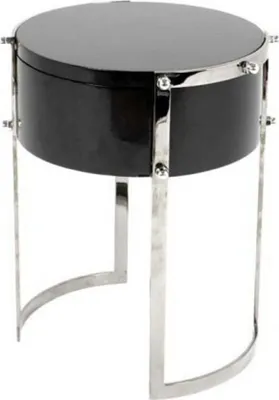 Produktbild von Casa Padrino Luxus Art Deco Designer Beistelltisch 41 x H. 56 cm - Luxus Möbel