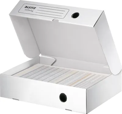 Obrázok produktu pre LEITZ Archiv-Klappschachtel Infinity, weiá, s„urefrei