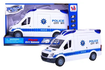 Obrázok produktu pre Policajné Auto Svetlo, Zvuk 1003750 Cena Za 1 Kus