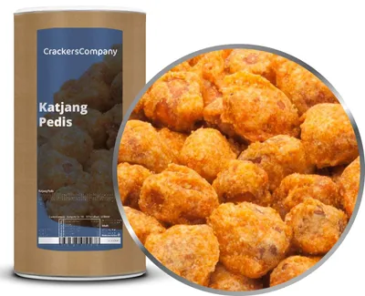 Produktbild von CrackersCompany Katjang-Pedis (Katjang Pedis), Membrandose 600 g