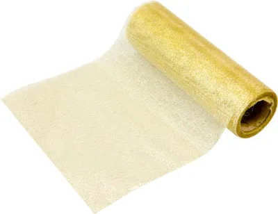 Produktbild von Geschenkband Metallic Gold Breit 5 m x 15 cm - Einheitsgröße