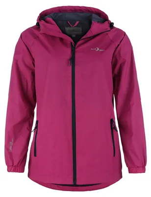 Produktbild von Blue Wave Damen Funktionsjacke Fabienne - Outdoor-Jacke Regenjacke Wander- und Fahrradjacke in Sangria Größe 46