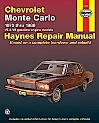 Obrázek produktu pro Chevrolet Monte Carlo 1970-88