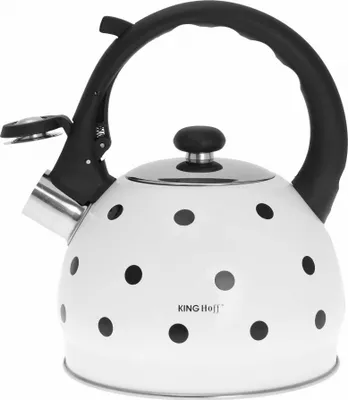 Zdjęcie produktu dla Kinghoff czajnik emaliowany w groszki 2,0l KH1050