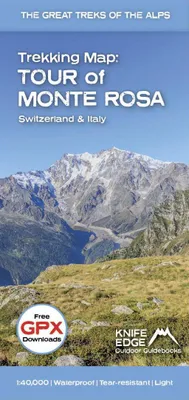 Produktbild von Trekking Map: Tour of Monte Rosa