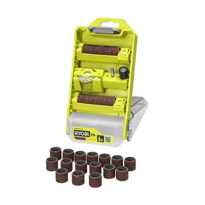 Produktbild von RYOBI – Box mit 29 Stück Schleifen/Polieren – RARSPK-29