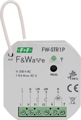 Produktbild von Funk Rolladensteuerung 230V 868 MHz FW-STR1P F&F in Unterputzdose steuerung