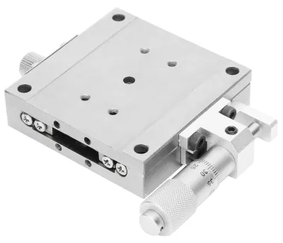 Immagine prodotto di Tavola scorrevole da 60 x 60 mm, traslazione lineare, piattaforma di regolazione di precisione manuale MXGS60