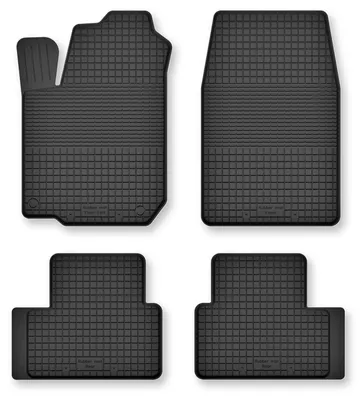 Zdjęcie produktu dla Dywaniki gumowe do Ford Ka MK1 1998-2006 (hatchback) – 4 szt., czarne, dobierane – Wielganizator Semi-Universal