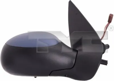 Produktbild von TYC 326-0080 Außenspiegel Seitenspiegel Links passend für PEUGEOT 206 Schrägheck (2A/C) Asphärisch Beheizt Grundiert