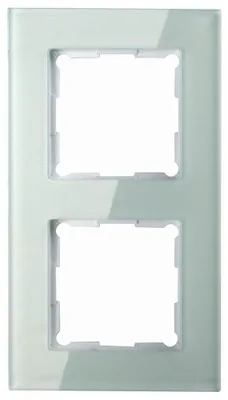 Produktbild von REV Ritter Architaste Optima Glas Rahmen 2-fach Abdeckrahmen