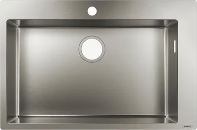 Produktbild von hansgrohe Einbauspüle 660 S711-F660 740x480mm, 1 Hauptbe., HL geb., ES
