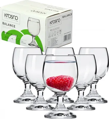 Image de verres à vodka sur pied 6pcs.  KROSNO 40ml PURE