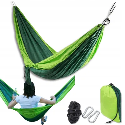 Produktbild von Leichte 2-Personen Hängematte für Garten & Camping, 300kg