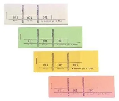 Produktbild von EXACOMPTA Block für Loskarten, 48 x 150 mm