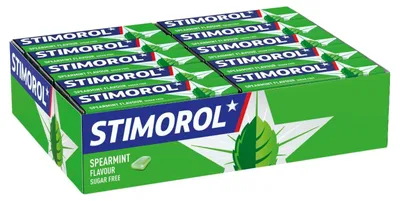 Immagine prodotto di Gomma da masticare Stimorol Spearmint, 30 x 14 g, senza zucchero, freschezza a lunga durata