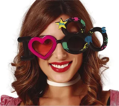 Produktbild von Extravagante Partybrille im 80er Look