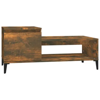 Obrázok produktu pre vidaXL Konferenčný stolík Smoked Oak 100x50x45 cm Inžinierske drevo
