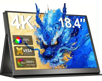 Productafbeelding van Draagbare Monitor - Extern Scherm - Tweede Scherm - 4K Portable Display - 18,4 Inch - 4K Ultra HD Resolutie