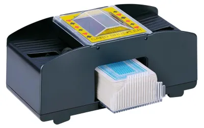 Produktbild von Kartenspiele automatische Mischmaschine schwarz für 2 Kartendecks
