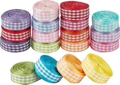Produktbild von Gingham Polyester Faden - 54 m, 18 Farben
