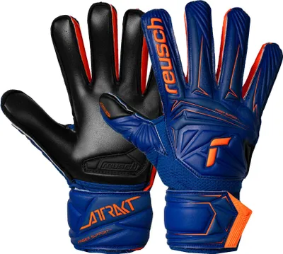 Produktbild von Reusch Torwarthandschuhe Attrakt Infinity Finger Support Junior mit integriertem Fingersupport-System 4127 sharp blu/orng/blck 5