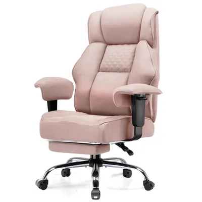 Produktbild von GTPLAYER Gaming Stuhl, breiter Bürostuhl aus Hochwertigem Stoff, Ergonomischer PC-Stuhl, Verstellbarer und Drehbarer Schreibtischstuhl mit Fußstütze