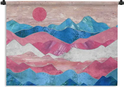 Produktbild von MuchoWow® Wandteppich Wandbehang Transgender - Marmor - Stolz 150x112 cm Tapisserie Dekoration Wandtuch - Wanddecke - Wandteppiche