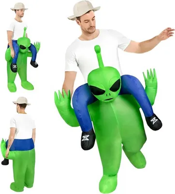Aufblasbares Kostüm für Erwachsene und Kinder - Lustiges Halloween-Outfit für Cosplay und Partys
