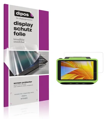 Produktbild von 4x Schutzfolie für Zebra WT6400 klar Displayschutzfolie Folie Display Schutz dipos