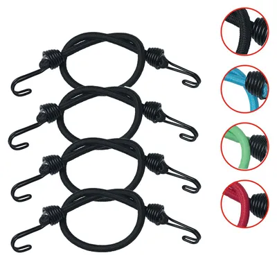Image de Jeu de 4 élastiques de serrage avec crochets Master Lock 3018EURDAT - 25 cm