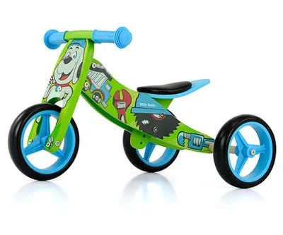 Image de Milly Mally 2-in-1 Rider Look Dark Natural