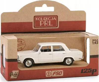 Zdjęcie produktu dla DAFFI Model PRL Fiat 125p biały K-585 15859