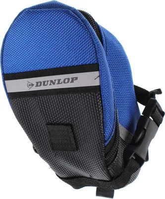 Immagine prodotto di Dunlop, Borsa impermeabile per bicicletta con strisce riflettenti, blu