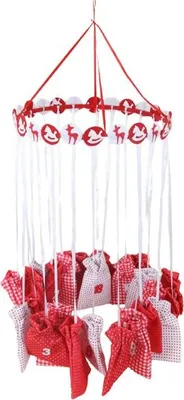 Produktbild von TrendLine Deko Adventskalender rot weiß zum befüllen