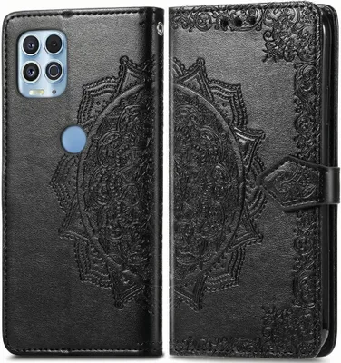 Obrázek produktu pro imoshion Mandala skládací pouzdro Motorola Moto G100 - černé