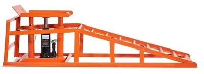 Productafbeelding van Oprijplaten Auto Set Van 2 Hydraulisch - Hefhoogte 27-36 Cm - Draagvermogen 1000 Kg Per Stuk - Koolstofstaal - Voor Garageonderhoud En Olieverversing