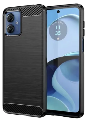 Obrázok produktu pre Techsuit Carbon silikónové puzdro na Motorola Moto G14 – čierne
